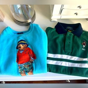 Bundle of 2 boys Ralph Lauren tops